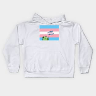 Rana Bandera trans Kids Hoodie